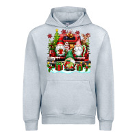 Heather Grey christmas gnome truck Urban Hoodie - texasbilliewilder