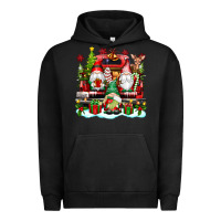 Pigment Black christmas gnome truck Urban Hoodie - texasbilliewilder