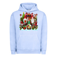 Pigment Grape Ice christmas gnome truck Urban Hoodie - texasbilliewilder