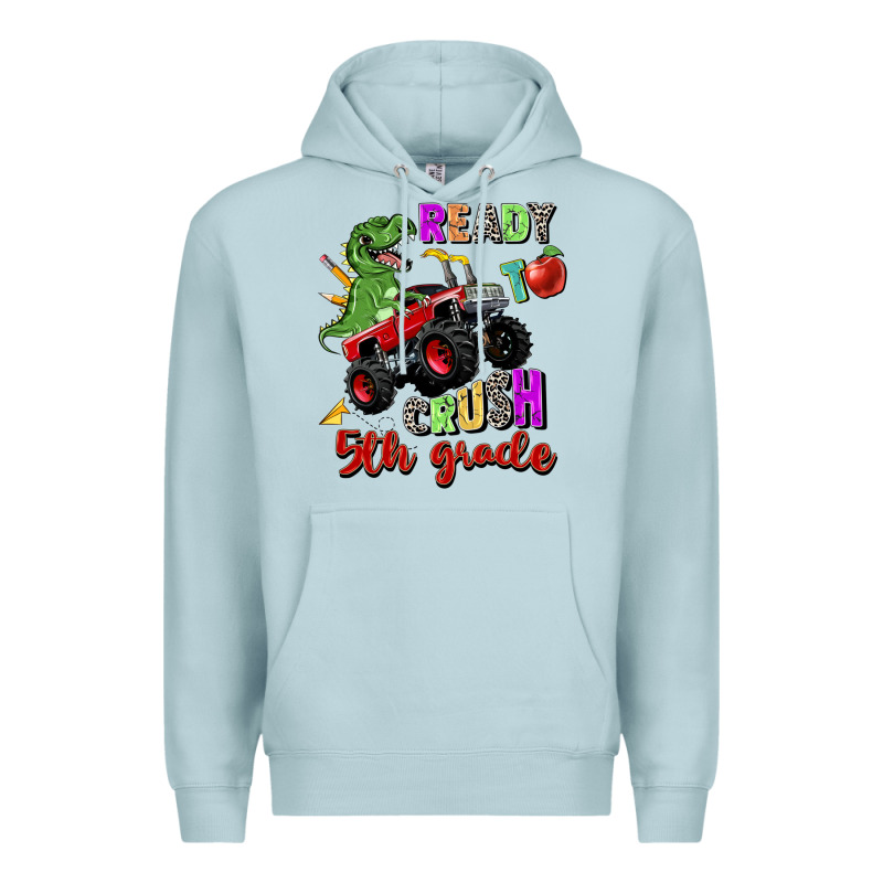 Ready To Crush 5th Grade Premium Hoodie by Zillion Design Studio | Teevron