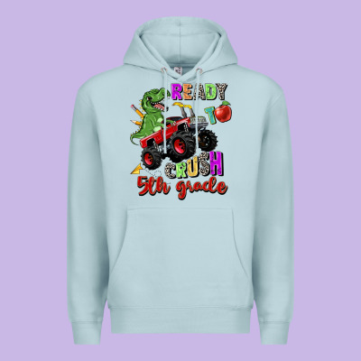 Ready To Crush 5th Grade Premium Hoodie Designed By Zillion Design Studio