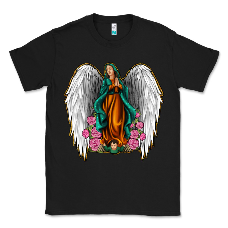 Angel Wing Lady Of Guadalupe Classic Tee by Jasminsmagicworld | Teevron