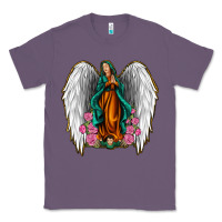 Lavender Angel Wing Lady of Guadalupe Classic Tee - Jasminsmagicworld