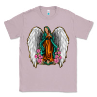 Lilac Angel Wing Lady of Guadalupe Classic Tee - Jasminsmagicworld