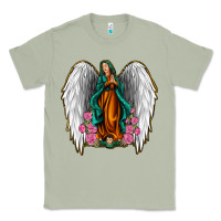 Matcha Angel Wing Lady of Guadalupe Classic Tee - Jasminsmagicworld