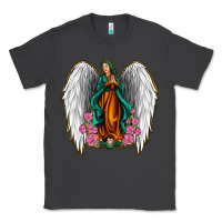 Smoke Angel Wing Lady of Guadalupe Classic Tee - Jasminsmagicworld
