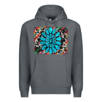 Rock cowhide and serape gemstone background Premium Hoodie - RanaPortraitStore