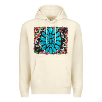Sandshell cowhide and serape gemstone background Premium Hoodie - RanaPortraitStore