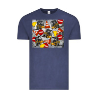 Vintage Denim forklift tumbler Vintage Tee - Artiststas