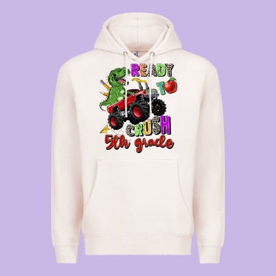 Ready To Crush 5th Grade Premium Hoodie Designed By Zillion Design Studio