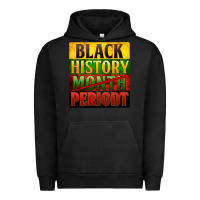 Pigment Black Black history month periodt Urban Hoodie - Zillion Design Studio