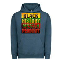 Pigment Midnight Navy Black history month periodt Urban Hoodie - Zillion Design Studio