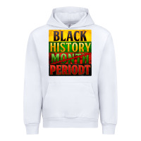 White Black history month periodt Urban Hoodie - Zillion Design Studio