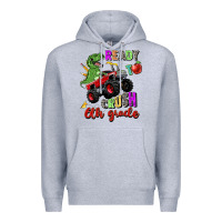 Heather Grey ready to crush 6th grade Premium Hoodie - Zillion Design Studio