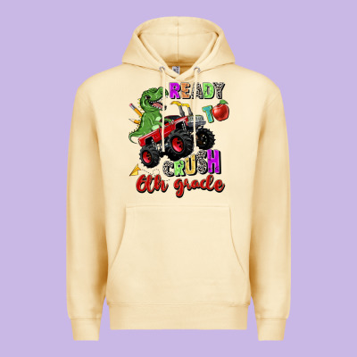 Ready To Crush 6th Grade Premium Hoodie Designed By Zillion Design Studio