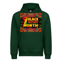 Forest Green Black History Month Urban Hoodie - Zillion Design Studio