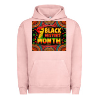 Pigment Salmon Black History Month Urban Hoodie - Zillion Design Studio