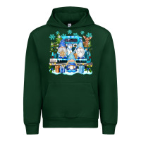 Forest Green snowman gnome truck Urban Hoodie - texasbilliewilder