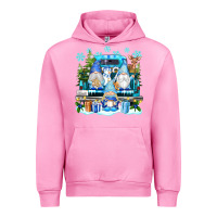 Fuchsia Pink snowman gnome truck Urban Hoodie - texasbilliewilder