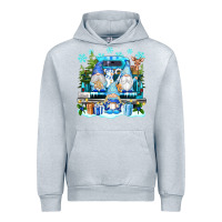 Heather Grey snowman gnome truck Urban Hoodie - texasbilliewilder