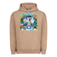 Pigment Burro snowman gnome truck Urban Hoodie - texasbilliewilder
