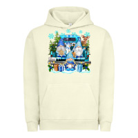 Pigment Pistachio snowman gnome truck Urban Hoodie - texasbilliewilder