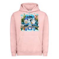 Pigment Salmon snowman gnome truck Urban Hoodie - texasbilliewilder