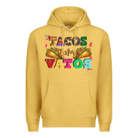Antique Gold tacos before vatos Premium Hoodie - CTS Tumbler Store