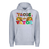 Heather Grey tacos before vatos Premium Hoodie - CTS Tumbler Store