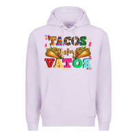 Lilac tacos before vatos Premium Hoodie - CTS Tumbler Store