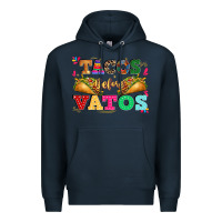 Navy tacos before vatos Premium Hoodie - CTS Tumbler Store