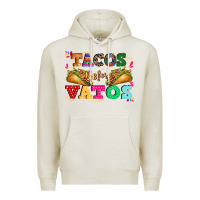 Oatmeal Heather tacos before vatos Premium Hoodie - CTS Tumbler Store