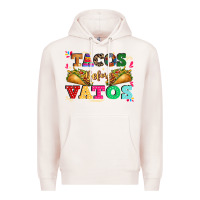 Pale Pink tacos before vatos Premium Hoodie - CTS Tumbler Store
