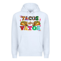 White tacos before vatos Premium Hoodie - CTS Tumbler Store