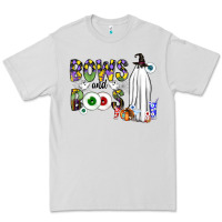 Dove Grey Bows and Boos Y'all Premium Tee - CowhideDigitalArt