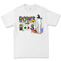 White Bows and Boos Y'all Premium Tee - CowhideDigitalArt