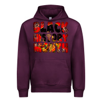 Mauve Wine Black history month juneteenth Urban Hoodie - Zillion Design Studio