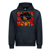 Navy Black history month juneteenth Urban Hoodie - Zillion Design Studio