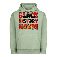 Pigment Oil Green Black history month juneteenth Urban Hoodie - Zillion Design Studio