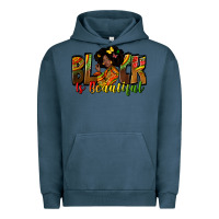 Pigment Midnight Navy Black is beautiful juneteenth Urban Hoodie - Zillion Design Studio