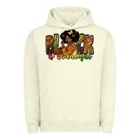 Pigment Pistachio Black is beautiful juneteenth Urban Hoodie - Zillion Design Studio