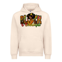 Sandshell Black is beautiful juneteenth Urban Hoodie - Zillion Design Studio