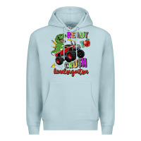 Blue Mist ready to crush kindergarten Premium Hoodie - Zillion Design Studio
