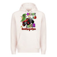 Pale Pink ready to crush kindergarten Premium Hoodie - Zillion Design Studio