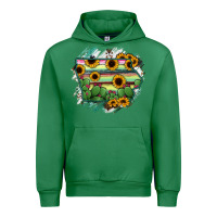 Emerald Iowa State Map Urban Hoodie - RanaPortraitStore