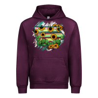 Mauve Wine Iowa State Map Urban Hoodie - RanaPortraitStore