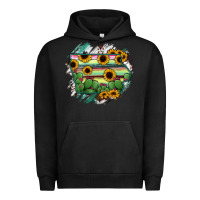 Pigment Black Iowa State Map Urban Hoodie - RanaPortraitStore