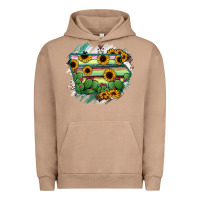 Pigment Burro Iowa State Map Urban Hoodie - RanaPortraitStore