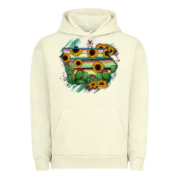 Pigment Pistachio Iowa State Map Urban Hoodie - RanaPortraitStore