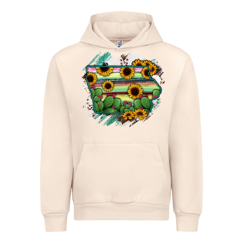 Iowa State Map Urban Hoodie by RanaPortraitStore | Teevron